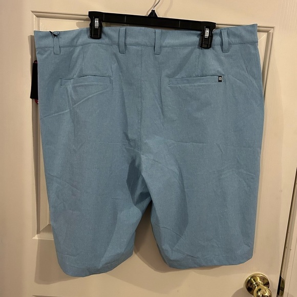 NWT Travis Mathew Men’s Size 42 Prestige Mediterranean Blue Performance Shorts - Picture 5 of 13